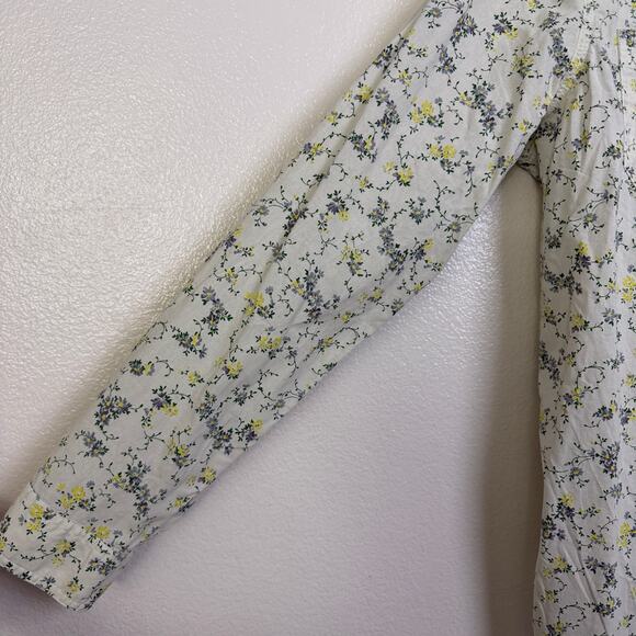 Denim & Supply Ralph Lauren Shirt Mens XL White Button Up Floral Cottagecore - Picture 6 of 10